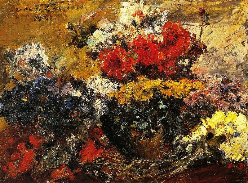 Lovis Corinth Herbstblumen oil painting image